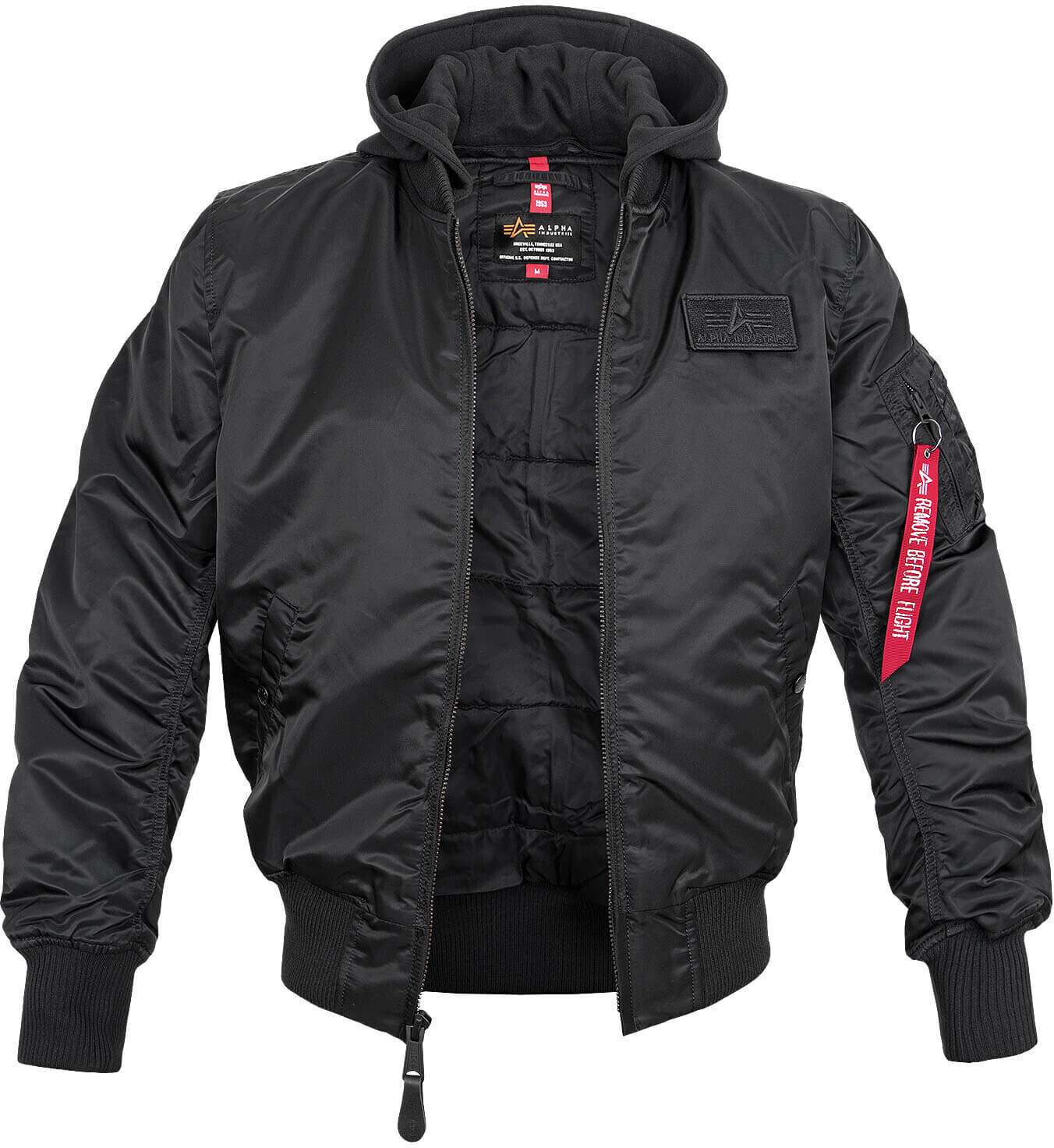 Alpha Industries MA-1 ZH Back Print (128113) black/white