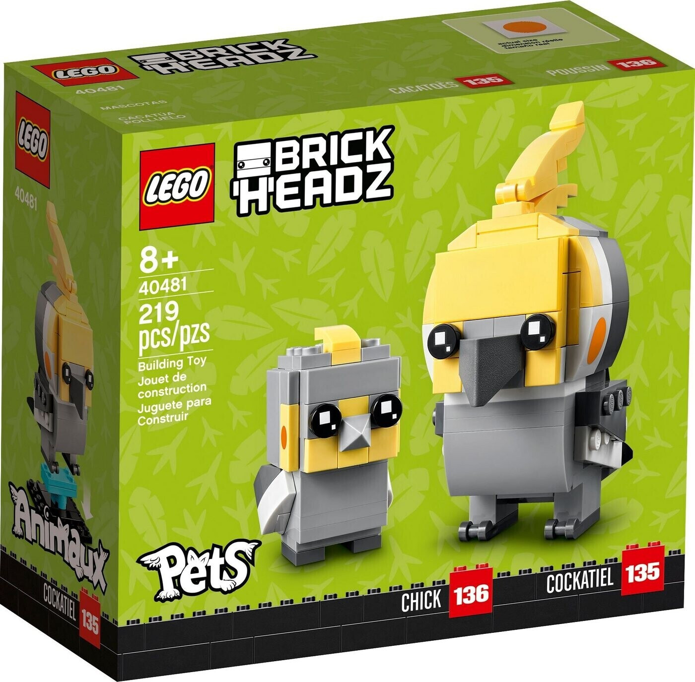 LEGO BrickHeadz Pets Nymphensittich (40481) ab 19,95