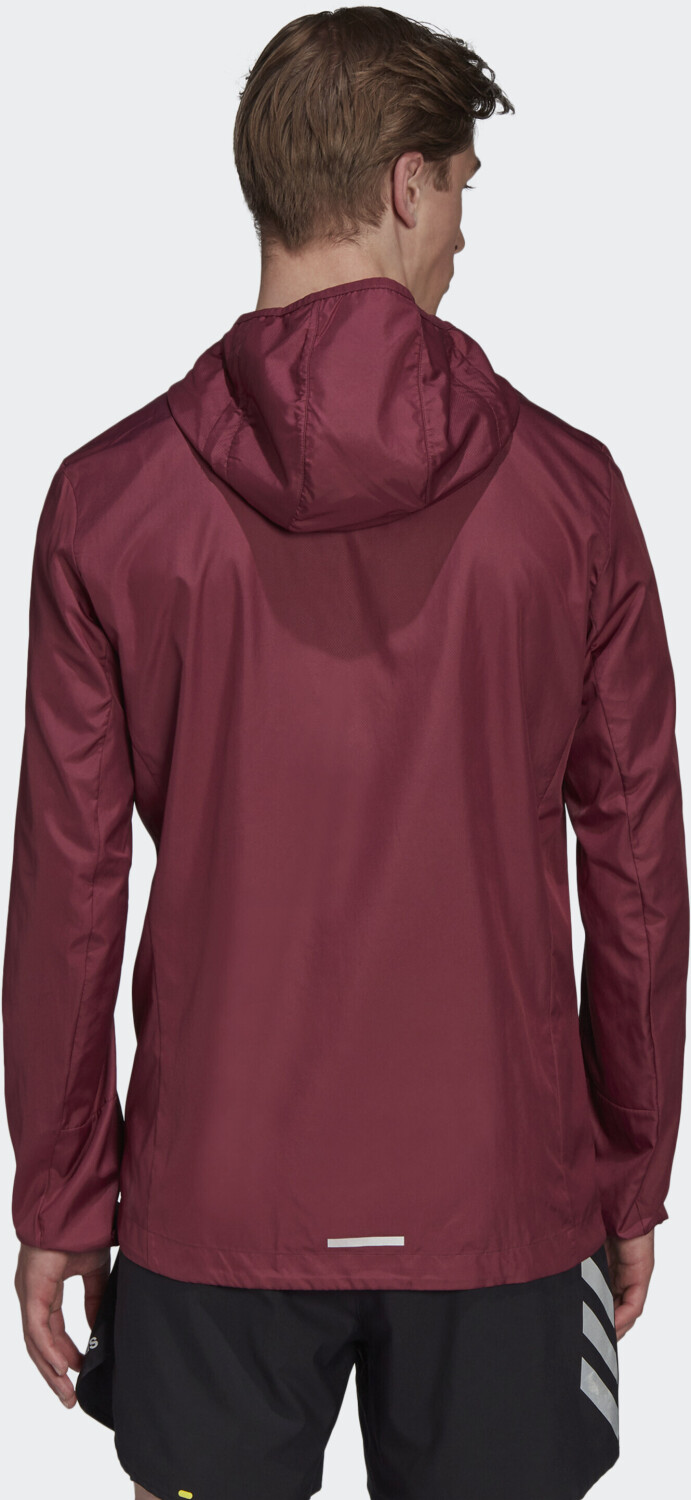 adidas own the run hooded wind jacket
