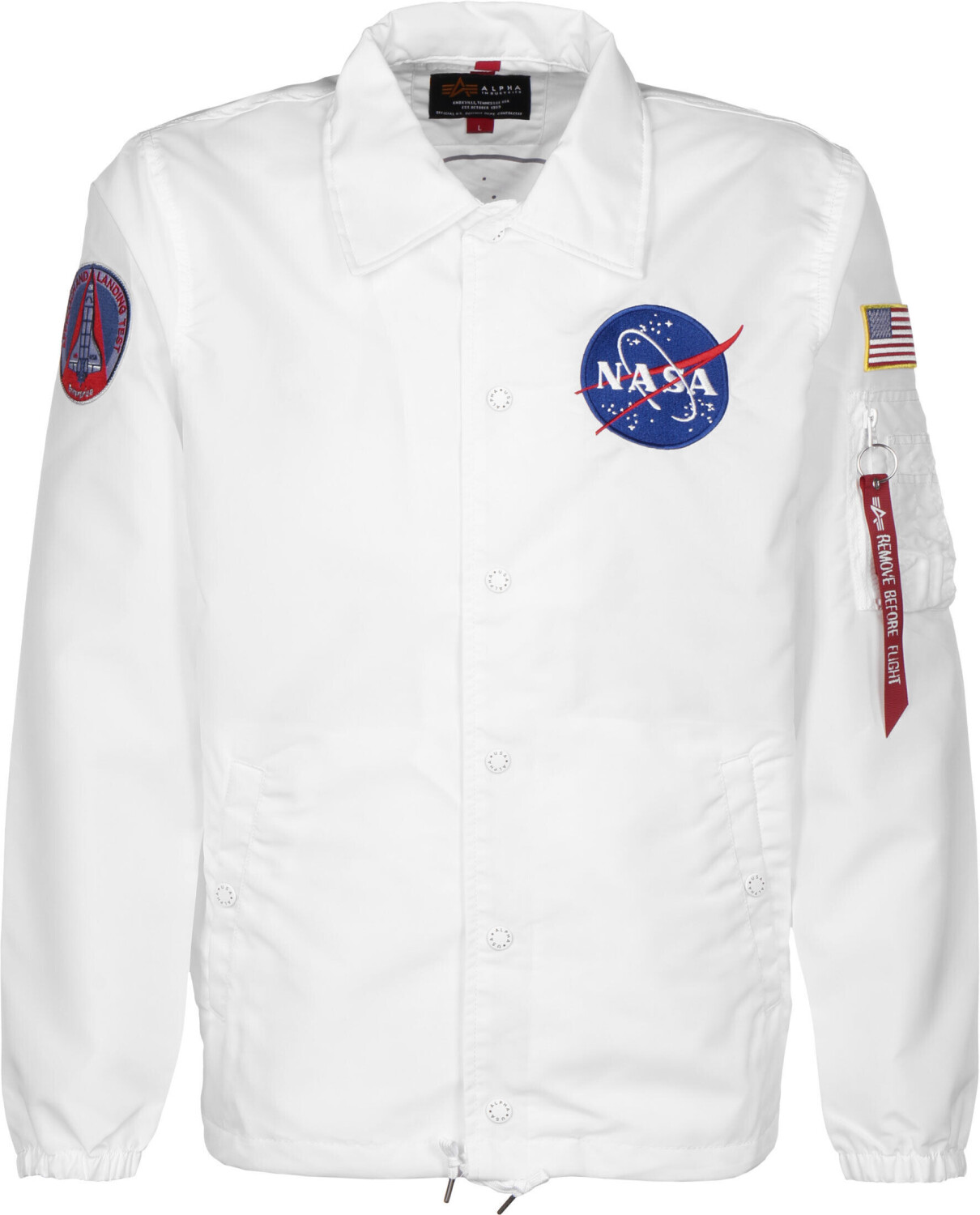 Alpha Industries Nasa Coach Jacket (126137) white