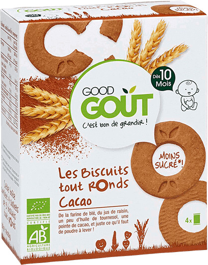 Good Goût Biscuits Tout Ronds cacao (80 g)