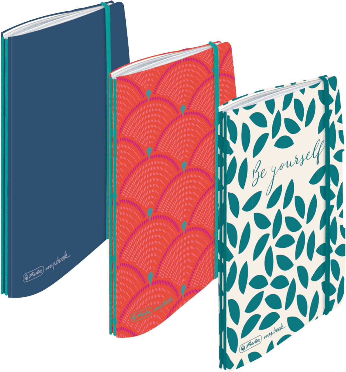 Herlitz Minitimer A6 Flex 2022 2 Motive + uni blau Kalender u. Notizheft im Wechselcover