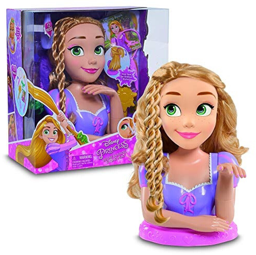 Disney Tête à coiffer Deluxe Princesse Raiponce - Cdiscount Jeux - Jouets