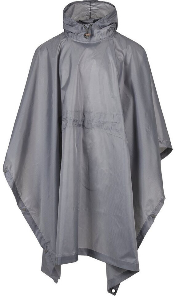 Poncho Imperméable Brandit Ripstop Avec Capuche - Noir, Taille Unique, Neuf Avec étiquettes