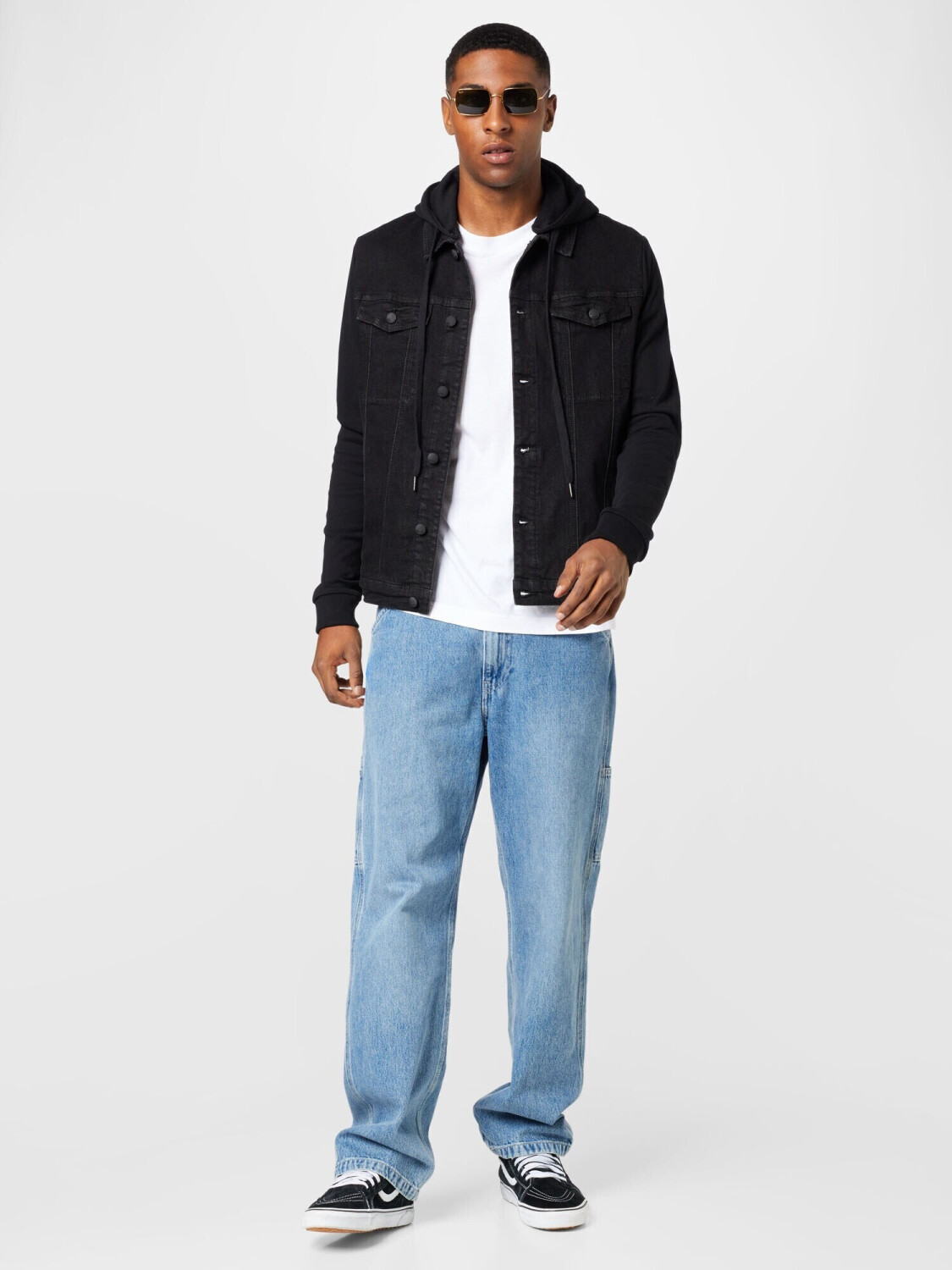 Denim sweat hotsell jacket