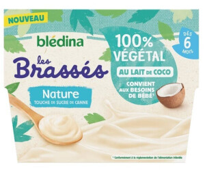 Bledina Brasses Vegetal Lait De Coco Et Sucre Canne 6x95 G Au Meilleur Prix Sur Idealo Fr