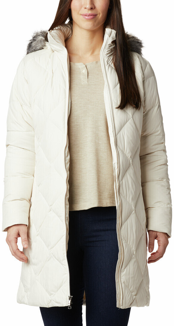 Columbia Icy Heights II Mid Length Down Jacket Women chalk