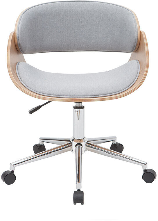 Miliboo Chaise de bureau Bent gris