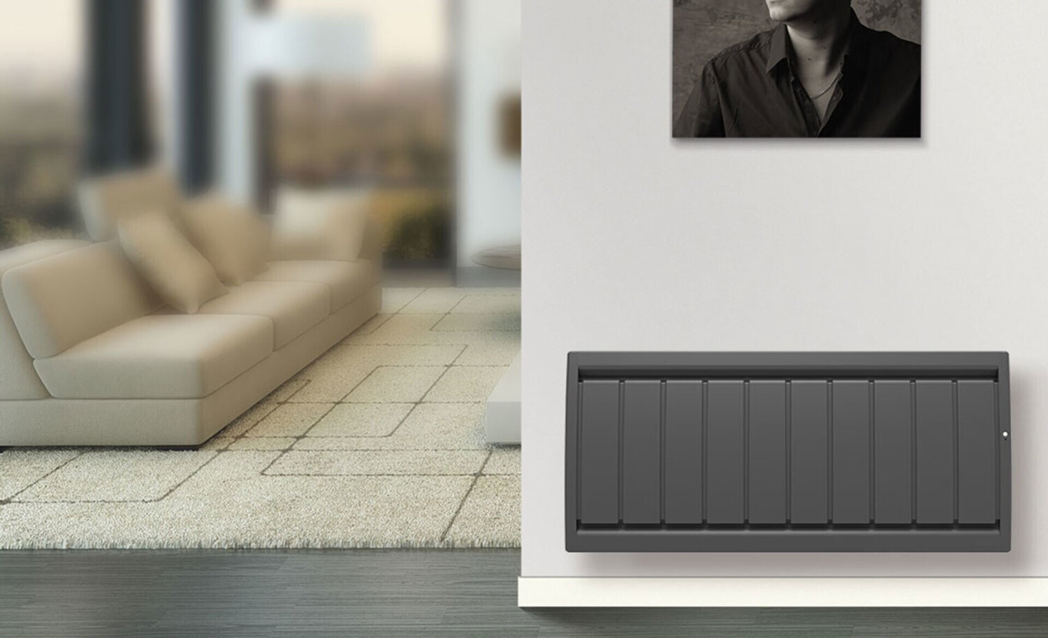 Applimo Soleidou Smart ECOcontrol bas 1000 W anthracite