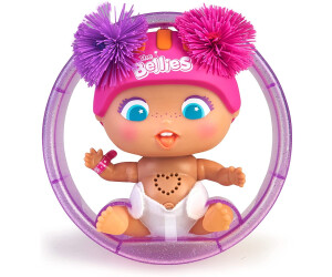Bellie grande con un casco y un juego de aro que rueda juguete para niñas y niños a partir de 3 años Famosa muñeca bebé en pañales interactiva 700016631 The Bellies from Bellyville- Hula-Hoop 