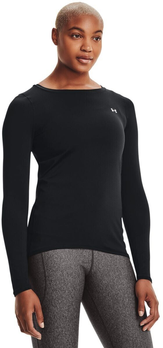 Under Armour HeatGear Armour long sleeves Shirt Women 1328966 001 black ab 23 90 Preisvergleich bei idealo