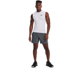 Under Armour HeatGear Compression Muscle Tee White 1361522-100
