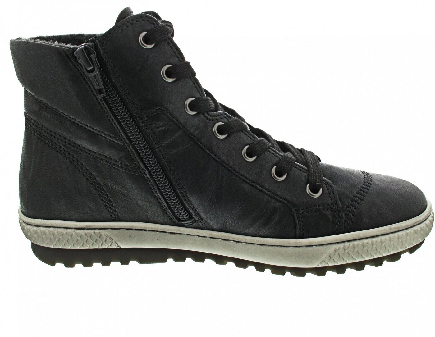 Ladies black hotsell high top trainers