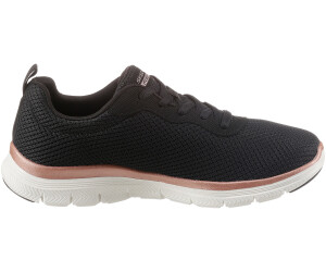 Skechers black flex appeal 2. estates trainers store