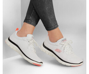 Skechers flex appeal sales 2. estates white