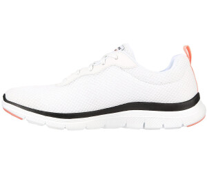 Skechers white and gold flex appeal top