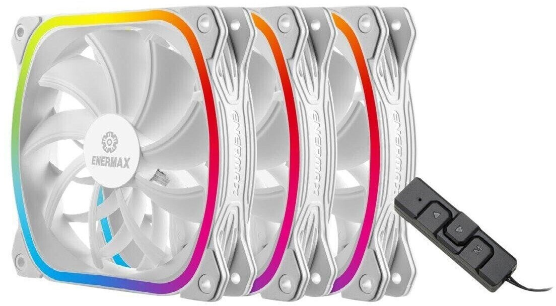 Enermax SquA RGB 120mm White 3-pack