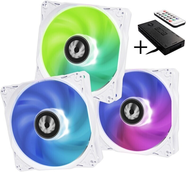 BitFenix Spectre SE ARGB White 3 Pack