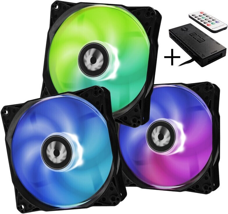 BitFenix Spectre SE ARGB Black 3 Pack