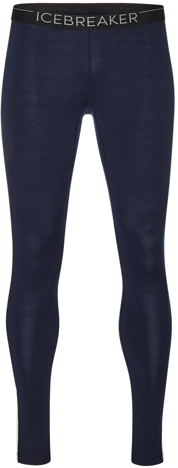 Icebreaker Merino 200 Sonebula Leggings Men midnight navy/snow