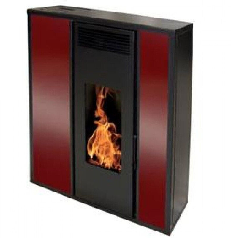 Interstoves Tessa 10 KW étanche télécommande bordeaux