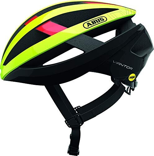 Photos - Bike Helmet ABUS Viantor MIPS neon yellow 