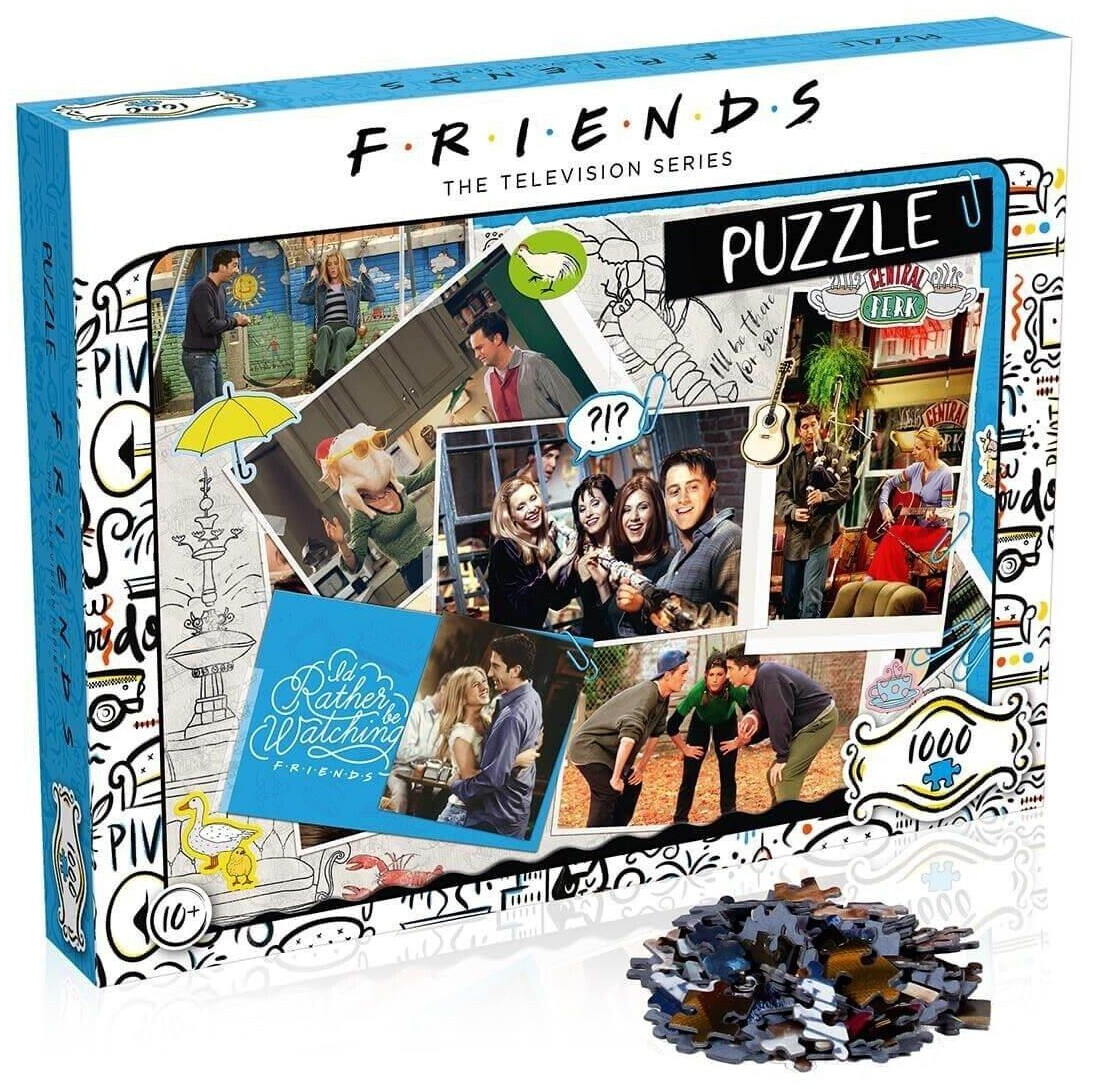 Photos - Jigsaw Puzzle / Mosaic Winning Moves Winning-Moves Winning-Moves Friends Scrapbook 1000 Piece Jigsaw Puzzle 