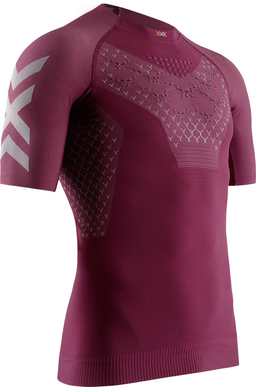 X-Bionic Twyce 4.0 Run Shirt Sh Sl Men namid red/dolomite grey