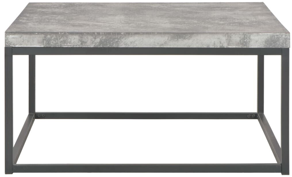 vidaXL Table aspect béton 75 x 75 cm