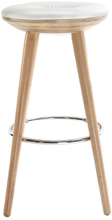 Miliboo Tabouret Nordeco blanc