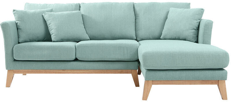 Miliboo Canapé d'angle droit Oslo vert