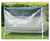 Fachhandel Plus Komfort Schutzhülle für 3er-Gartenschaukel 215x155x145 cm transparent