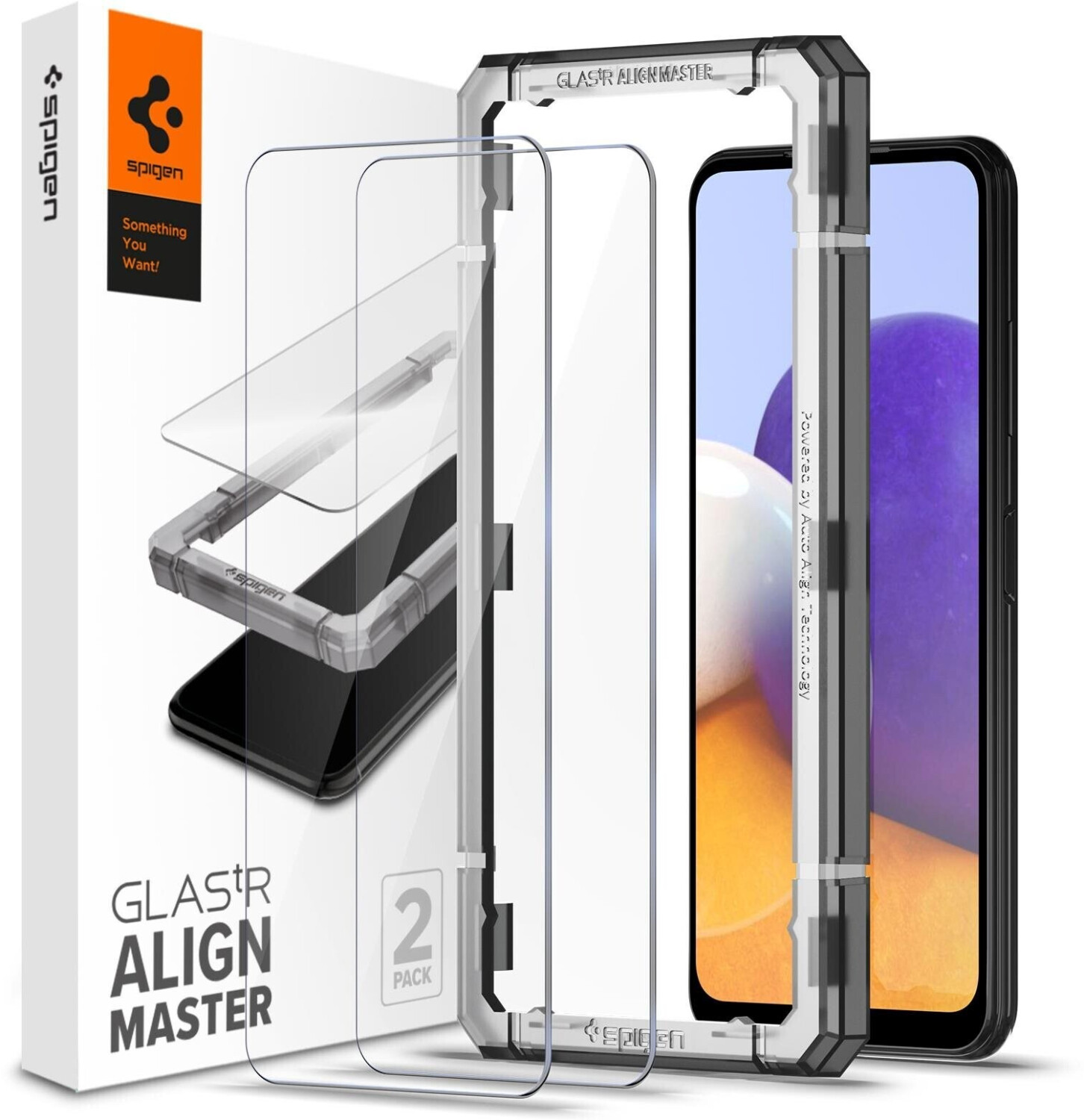 Spigen Glas.tR Align Master 2-Pack Galaxy A22 5G