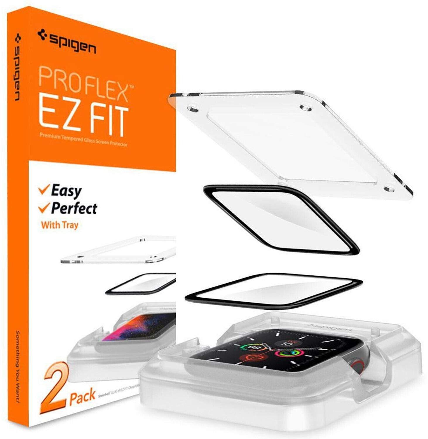 Spigen Pro Flex EZ Fit Apple Watch 44mm SE/6/5/4