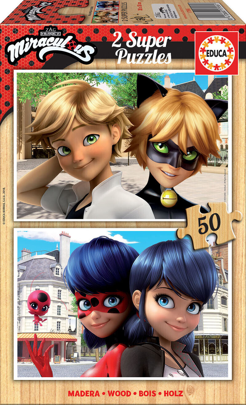 Educa Borrás Ladybug (2 × 50 pcs.)