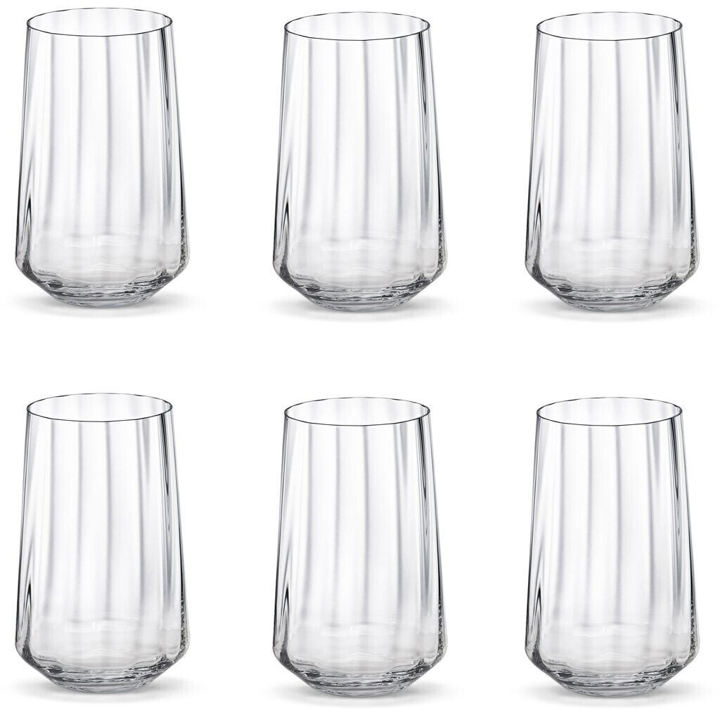 Bernadotte Tumbler Tall 38 cl, 6-pack - Georg Jensen @ RoyalDesign