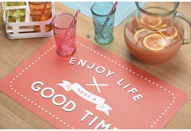 Venilia Placemat printed Good Time 45 x 30 cm