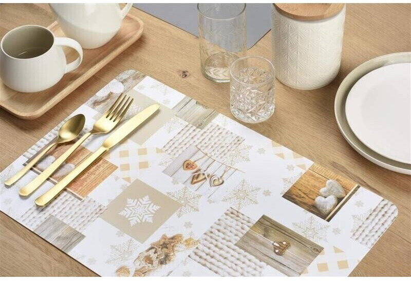 Venilia Placemat printed Snow white 45 x 30 cm