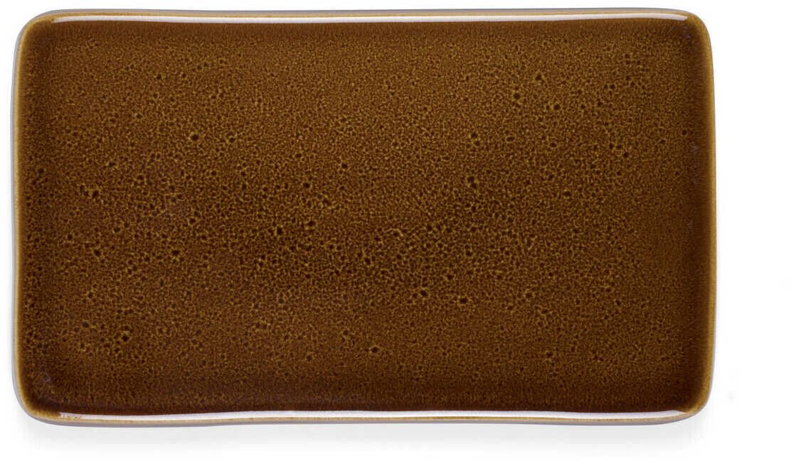 Bitz Gastro amber side plate square (22x12,8 cm)