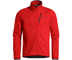 mens red softshell jacket
