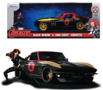Jada Marvel Black Widow 1966 Chevy (253225014)