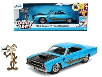 Jada Looney Tunes Wile E. Coyote mit 1979 Plymouth Road Runner (253255028)