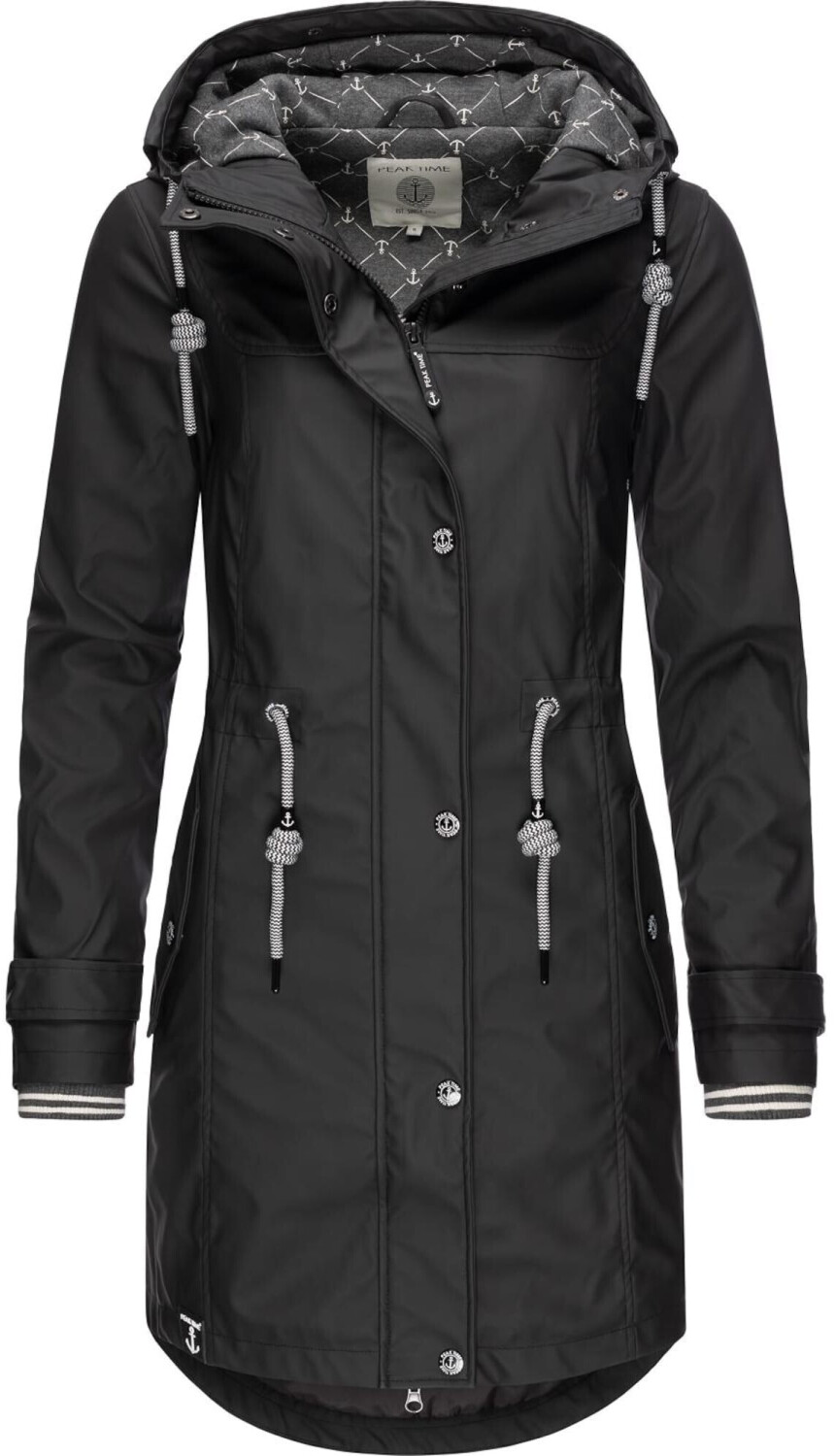 Peak Time Raincoat (L60042) black
