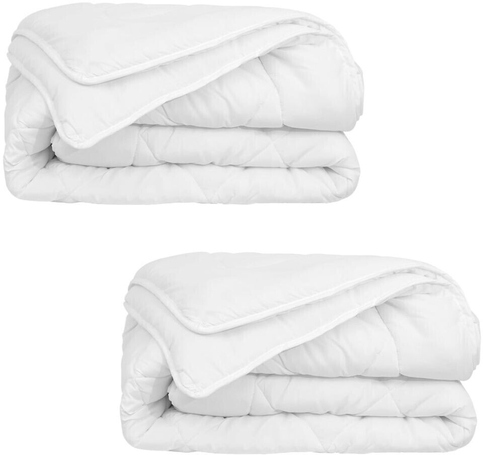 vidaXL Couette 4 saisons (155 x 220 cm) (2 pcs)