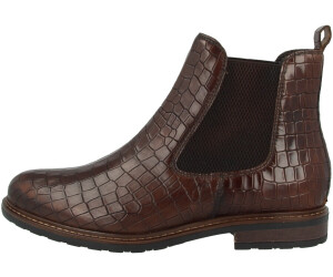 Tamaris 1-25056-41 Chelsea laarzen voor dames, Black Leather Croco, 38 EU
