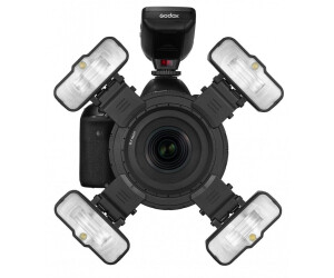 Godox MF12 Flash Macro: Controllo Wireless 2.4GHz, Batteria锂 Da 3.7V/6.29W, Compatibile Con Nikon Sony Canon Fuji Olympus Panasonic, Luce Pilota Inclusa