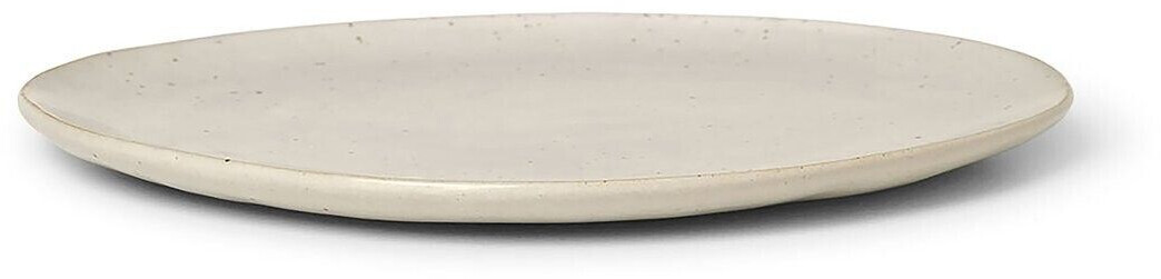 Ferm Living Flow plate (22 cm) Off-white speckle