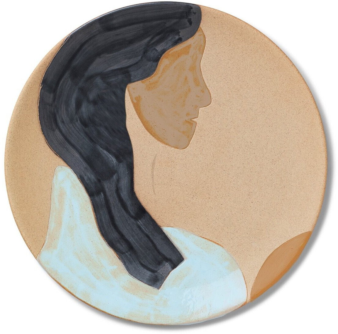Ferm Living Hessa dinner and decoration plate (37,5 cm) Multi