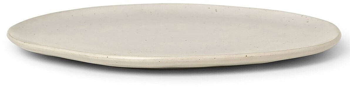 Ferm Living Flow plate (27 cm) Off-white speckle