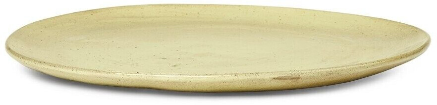 Ferm Living Flow plate (22 cm) gold speckled